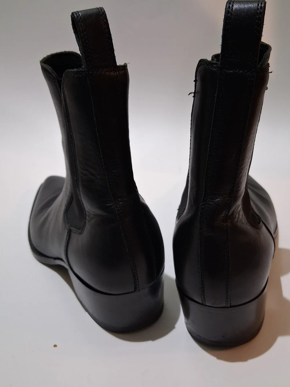 AMIRI Black Leather Chelsea Chukka Boots